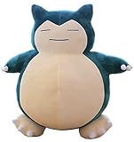 TinGiFu Snorlax Plüschtier 50cm Weiche Puppenfigur für Kindergeschenk, Suffered Plüsch Flauschiges Tier Umarmungskissen (50cm/19.7inch, Sleep Face)