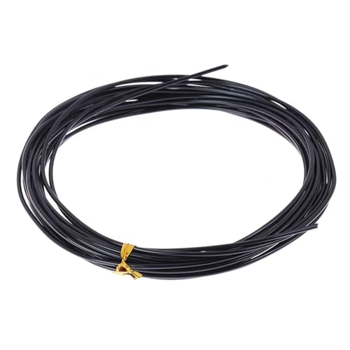 Fil De Fer Pour BonsaïS Fils de formation for bonsaï en aluminium anodisé, 5 m au total (noir), fil d'entraînement for bonsaï avec 5 tailles (1,0 Mm, 1,5 Mm, 2,0 Mm, 2,5 mm, 3 mm) Pour Jardinage Diy T