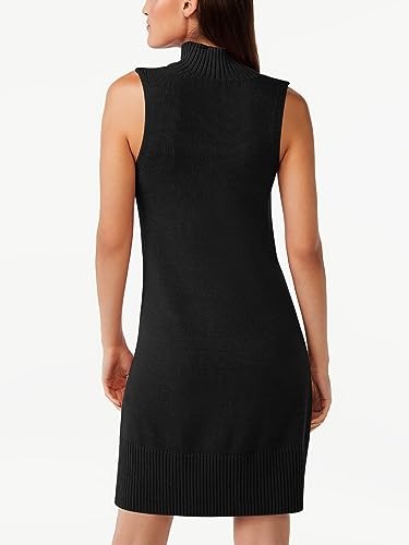 Chang Yun Women's Sleeveless Turtleneck Sweater Dresses 2025 Casual Knit Pullover Sweaters Dressy Bodycon Tank Mini Dress2
