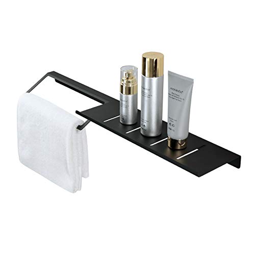 Kaphome KHBAB03U Matte Black Bathroom Shelves cover