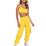 ZDDHOODY Damen Sportanzüge Jogginganzug Sport 2 Teilig Traingsanzug Freizeithose Sexy Yoga Set Damen Sportbekleidung 13 teiliges Sport Frauen Sport Outfit Fitness Set Freizeitanzug Sportswear