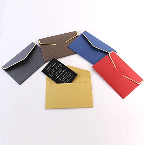 Inspirational Card Engraved Wallet Insert - Motivational Metal Wallet Card Present Christmas Birthday Gift Mini Love Note - Positive Gifts for Women Men Friends4