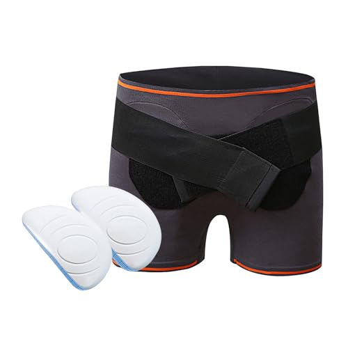 Faja para Hernia Inguinal para Hombre con Cinturón Ajustable, Talle Small