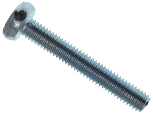 Metalmate Metalmate M6 X 40 Pz Pan Machine Screw Zp Bx 25, Durable Design For Professional And Diy Use