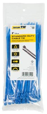 8" Cable Ties Blue 100pk