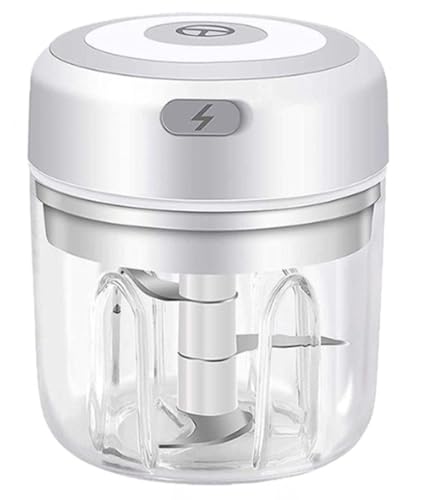 大根おろし器 電動 一台多役 みじんぎりチョッパー 操作簡単 ョッパー 氷 も 砕け 泡立て器 大根おろし だいこんおろし器 みじん切りチョッパー 小型 大根おろし 大容量 おろしき器 電動コンパクト 大容量 (A, 250ML)