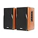 Edifier R1380T Powered Bookshelf Speakers, 2.0 Stereo Active Near Field Monitors, Studio Monitor Speaker, 42 Watts RMS (Brown)