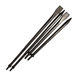 La confezione include: scalpelli piatti da 350 mm, scalpelli a punta da 350 mm, scalpelli piatti da 450 mm, scalpelli piatti da 450 mm, scalpelli a punta da 450 mm