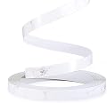 ZYJT Marble Edge Banding 7/8" x 25ft Non Glued PVC White Edge Banding High Glossy Edge Banding for Table Cabinet Furniture