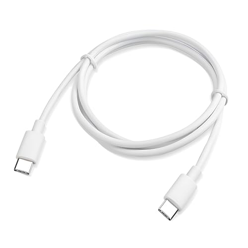 Image of Google 30W Original Fast Type C To C Charger Cable For Pixel Adapter 9 Pro Xl /9 Pro /9 Pro Fold /9 /8 Pro /8 /8A /7 Pro /7 /7A /6 Pro /6 /6A /5 /4 /Chromebook /Laptop /Buds,Other USB-C Mobile /Device Support,White