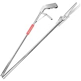 POPETPOP Stainless Steel Snake Catcher Clip Folding Snake Tong Tool for Handling Non Slip Grip Design for Garden and Zoo Use Versatile Snake Clip for All