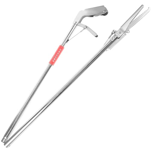 POPETPOP Stainless Steel Snake Catcher Clip Folding Snake Tong Tool for Handling Non Slip Grip Design for Garden and Zoo Use Versatile Snake Clip for All