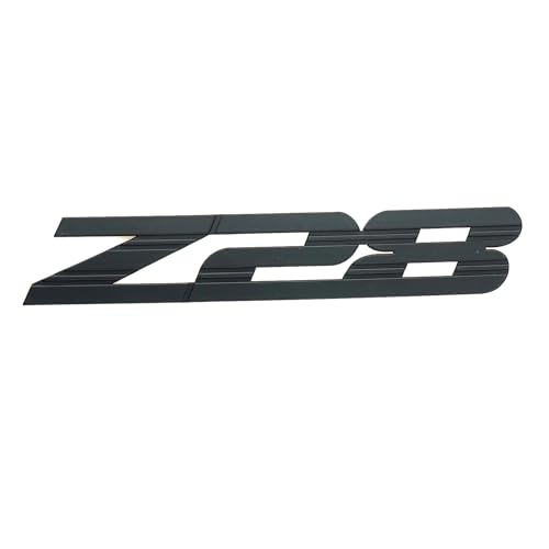 Image of 1Pc 1993-2002 Camaro Front Fender Z28 Emblem 3D Badge Nameplate Letter Sticker 10139552 Replacement for Z28 (Matte Black)