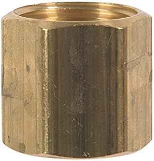 JMF Brass Adapter 3/4 in. Dia. x 3/4 in. Dia. Yellow 1 pk