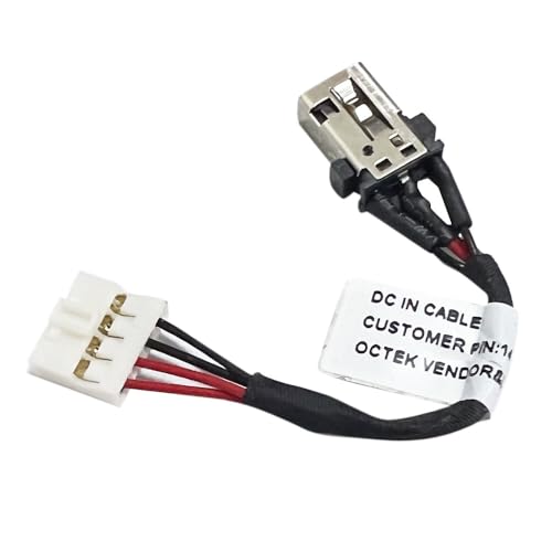 HSSDTECH 4Pin DC�C���p���[�W���b�N�[�d�|�[�g�d���R�l�N�^ Acer �p Chromebook SF314-54 SF314-54G 1477-00LE000 6.4cm DC in Power Jack Charging Port Conn