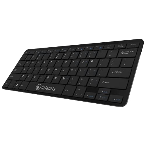 Atlantis Argo Tastiera Ultraslim 78 Tasti USB Tasti Chocolate Nero - 3