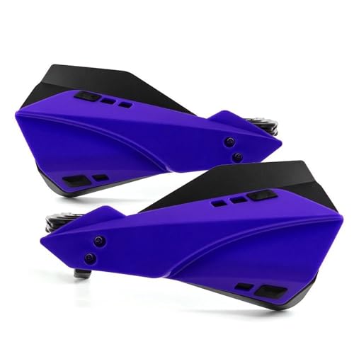Protège-main moto 22mm pour Yamaha WR250F et WR250R de 2001 à 2018 guidon 7/8 pouces bleu