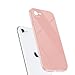 Shamo's Crystal TPU Rubber Gel Case for iPhone SE 2022/2020, iPhone 8/7 - Shock Absorption (Pink)