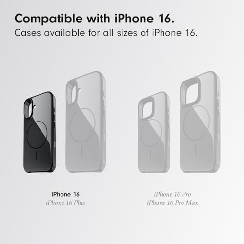 Image of Beats iPhone 16 Case - MagSafe, Scratch-Resistant Protective Cover, Slim Fit, Microfibre Lining - Midnight Black
