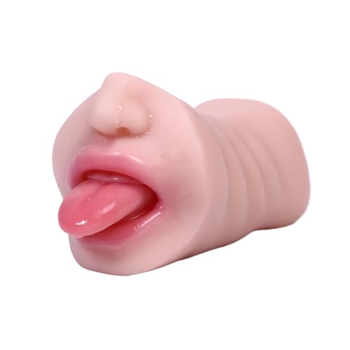 Image of 2 in 1 Realistic Male Masturbators with Pocket Pussy Vigina and Mouth,Lifelike Sex Doll with Face,TPE Portable Adult Sex Love Toy,Male Stroker for Masturbation,Deep Throat Oral for Gay Men