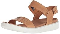 Ecco Women’s Flowt W Strap Sandal, Lion/Cashmere, US 4-4.5