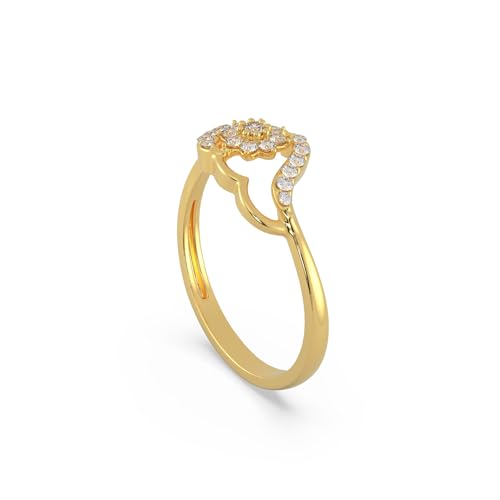 Malabar Gold & Diamonds Gold Ring for Women 22 K | Gold Ring for Women 22k Gold Pure | 22 Kt (916) BIS Hallmark Certified Pure Gold Ring for Birthday, Engagement, Anniversary &... - Image 4