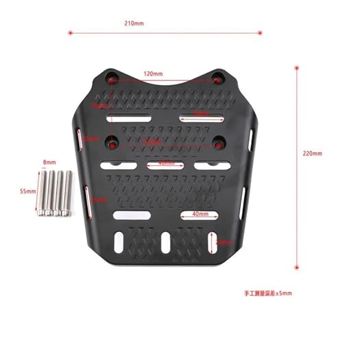 Porte-bagages arrière de moto PCX 160 support rigide Style 2