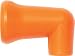 Loc-Line Coolant Hose Component, Acetal Copolymer, 90 Degree Nozzle, 1/4" Diameter, 1/4" Hose ID (Pack of 4)
