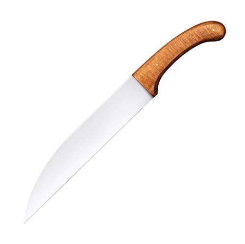 Cold Steel Sax Knife with Leather Sheath, Woodsman's Sax