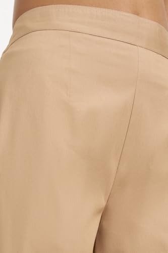 Image of Rangmanch by Pantaloons Women's Cotton Stretch Bottoms | Slim Tapered Fit | Mid Rise Waist | Ankle Length