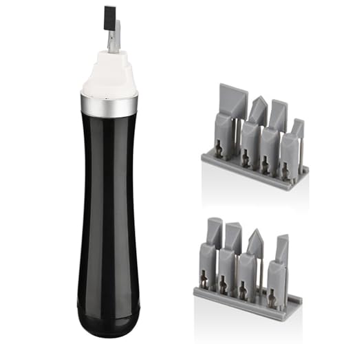 HXBER Versatile Reciprocating Sander,MS-148 Reciprocating Sander Two Speeds Adjustable Versatile High Efficient Battery-Powered Sanding Machine Multifunctional Electric Grinding Tool with Quick Sandin