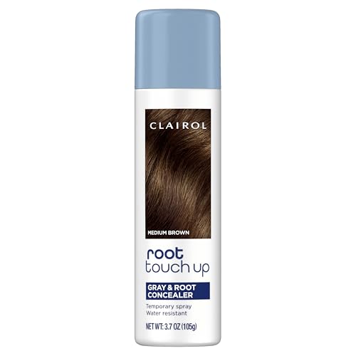 Clairol Root Touch-Up Temporary Hair Coloring Spray, Medium Brown Hair Color, Pack of 1