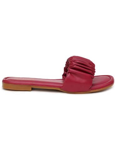 Image of Women's Radiant Flat Sandals Lightweight & Flexible Comfortable Design Anti-Skid Sole Versatile Style For Girls /Ladies