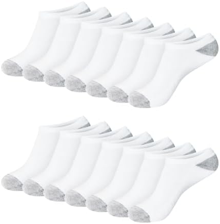 Hanes Women's Value, No Show Soft Moisture-wicking Socks, Available in 10 and 14-packs Socks (pack of 14)