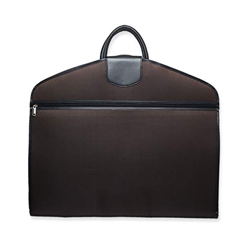 Porta Traje Plegable Traje Portatrajes de Viaje Negocios Impermeable Portatrajes Hombre Viaje 61cm*104cm Marrón