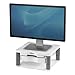 Produktbild Fellowes Monitorständer Premium Plus, höhenverstellbar in 5 Stufen, ergonomisch, sehr stabil für Monitore bis 21 Zoll,, mit Schublade und Sichtfeld-Vorlagenhalter, weiß-grau