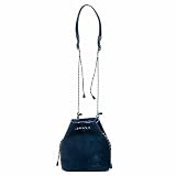 [アッソブ] 巾着バッグ WATER PROOF SUEDE MINI DROW STRING SHOULDER ミニ巾着 バッグ F ネイビー