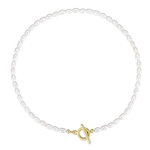 Collier perle de culture d'eau douce GAVU, le cadeau d'anniversaire