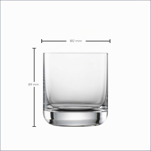 Foto von SCHOTT ZWIESEL Whiskyglas Convention (6er-Set), geradliniger Tumbler für Whisky, spülmaschinenfeste Tritan-Kristallgläser, Made in Germany (Art.-Nr. 175531)