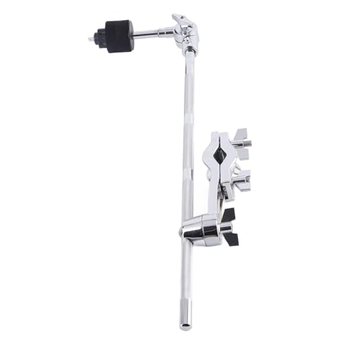 Drum Extension Clamps Holder Stand, brazo extensible para platillos de batería, accesorio metálico resistente con abrazadera ajustable compatible con hardware estándar de batería miniatura 7