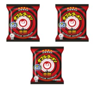 北海道限定【まとめ買い】ダブルラーメン 辛麺 187g(めん85g×2) ×3個セット マ ル ちゃん 60周年 即席袋麺 北海道限定【まとめ買い】ダブルラーメン 辛麺 187g(めん85g×2) ×3個セット マ ル ちゃん 60周年 即席袋麺