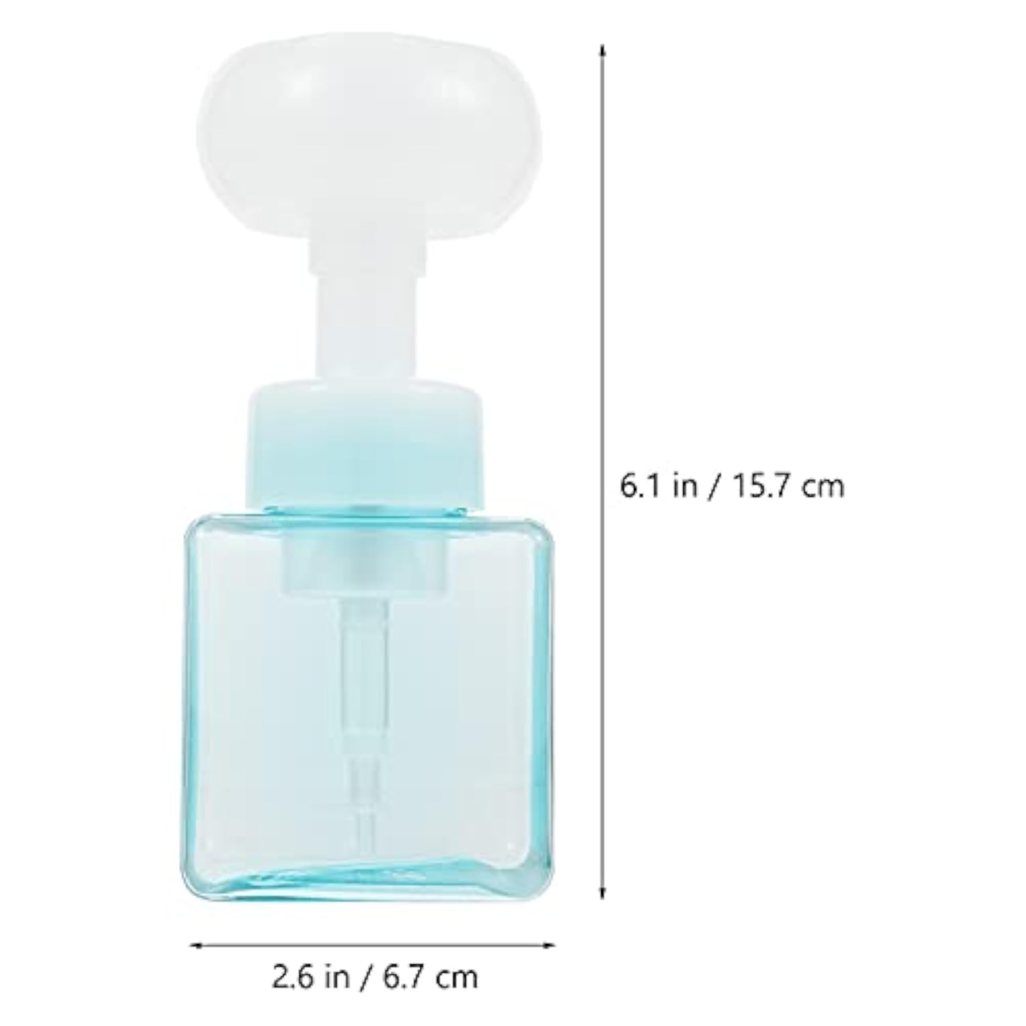 250ml Flower Shape Refillable Travel Foam Pump Bottle