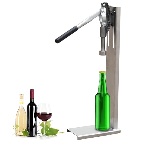 Capsuleuse de bouteilles de vin : outil de pressage réglable anti fuite