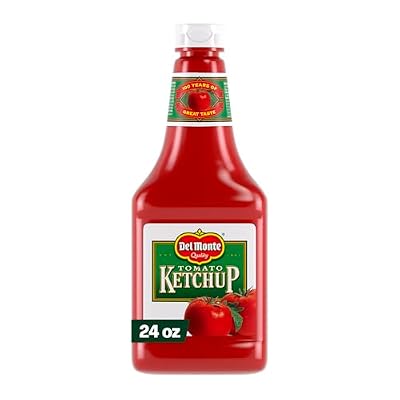 Del Monte's Classic Tomato Ketchup, 24 oz. The Perfect Blend of Sweet and Tangy in a Convenient Family Sized Bottle