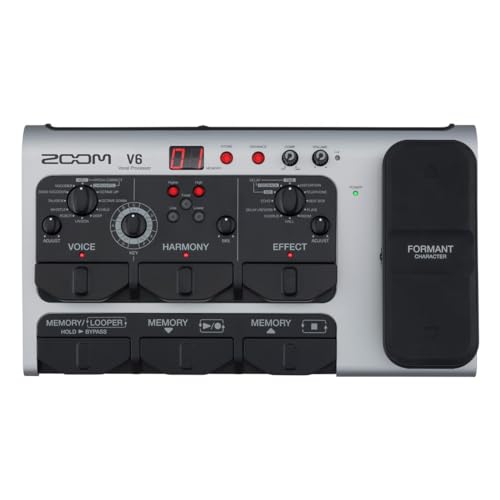 Zoom V6-SP Vocal Processor, Vocal Effects Pedal,...