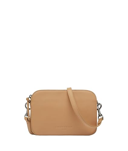 Liebeskind Berlin Umhängetasche „Luka“ – Cross-Body Bag aus Leder mit verstellbaren Schulterriemen – kleine Schultertasche, Fächer mit Reißverschluss – Shoulder Bag