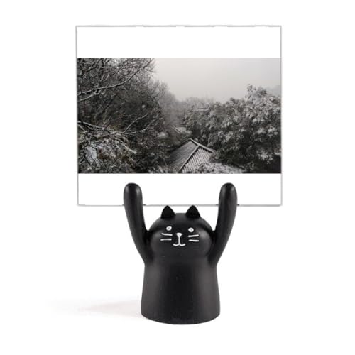 Support de photographie chat noir Snowscene en métal pour fond