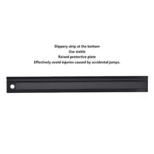 Yctze L Type Cutting Ruler Aluminum Alloy Metal Ruler 30cm for Cutting Architectural Scale Rulers Metric Metal Straight Edge with Raised Grip for Length Measurement and Crafting (30cm) - Image 2
