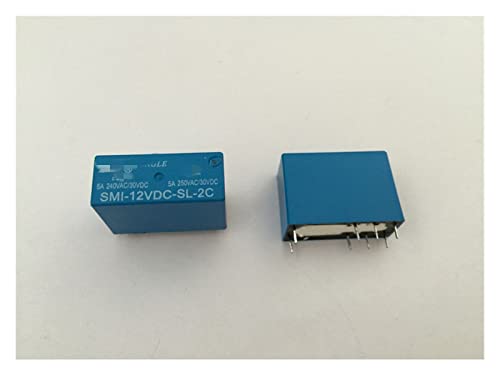 Relais de puissance 12V 8PIN SMI-12VDC-SL-2C de type commutateur DC 12V 5A 250V