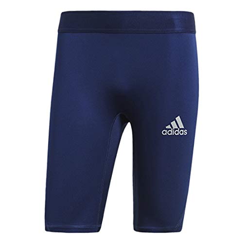 Shorts Alphaskin adidas enfant cuissard foot noir et extensible